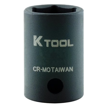K-TOOL INTERNATIONAL 3/8" Drive Impact Socket black oxide KTI-32116